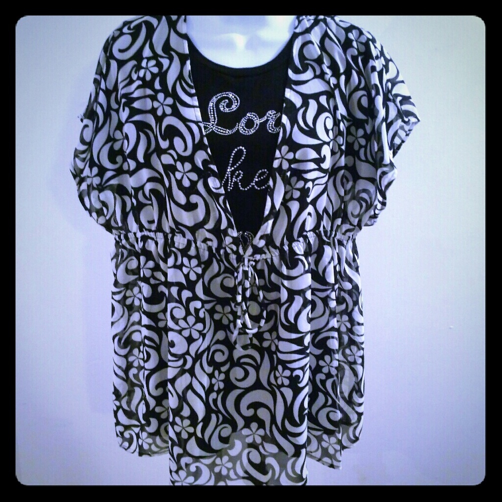 AGB Short Sleeve Blouse